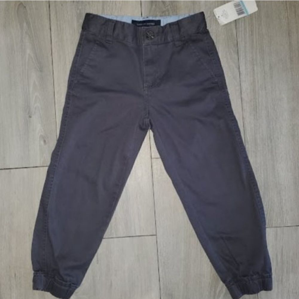 Tommy Hilfiger Kid's Boy Gray Straight Leg Jogger Size 5